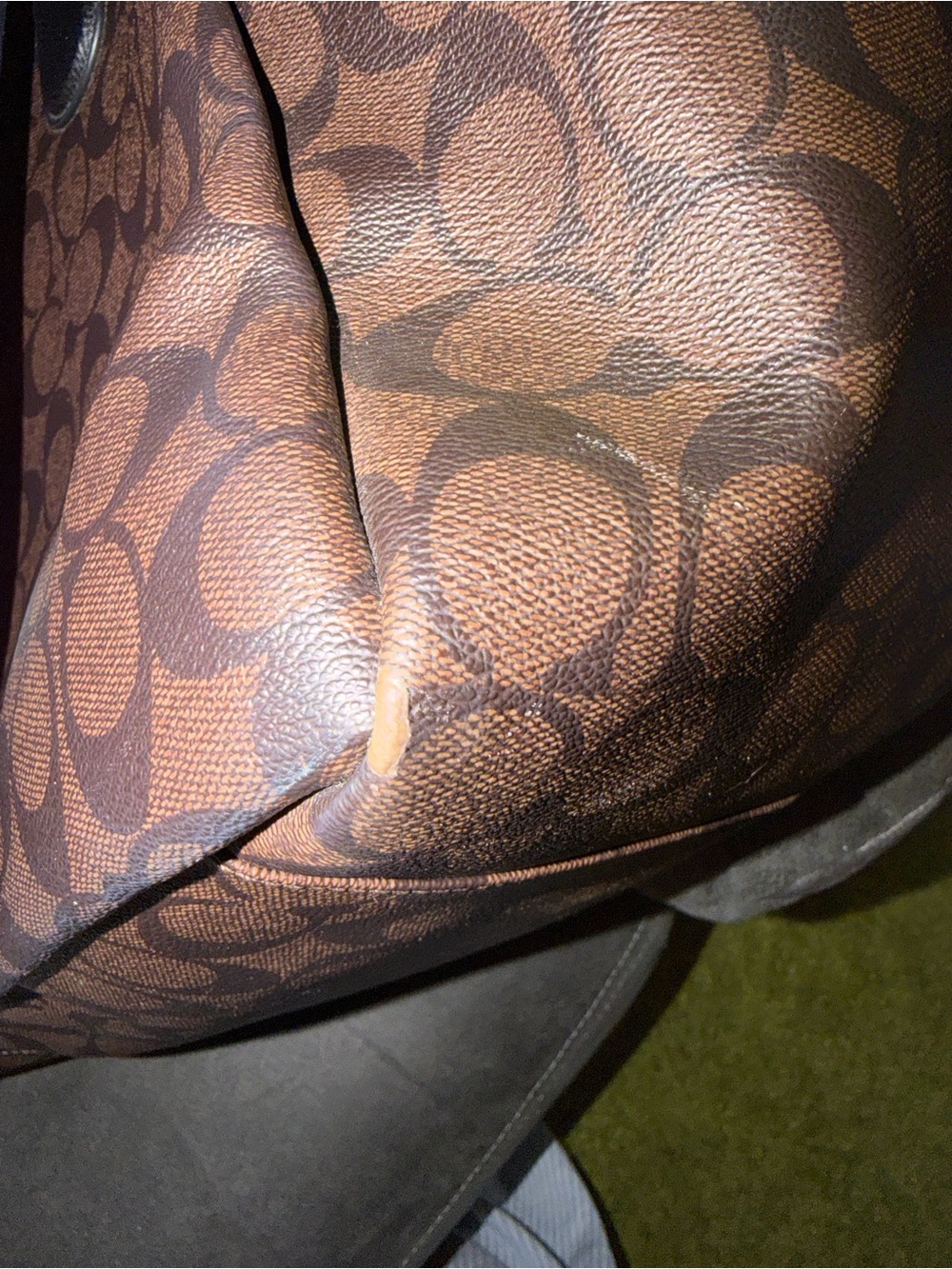 Coach Brown Signature Tote - Picture 16 of 16
